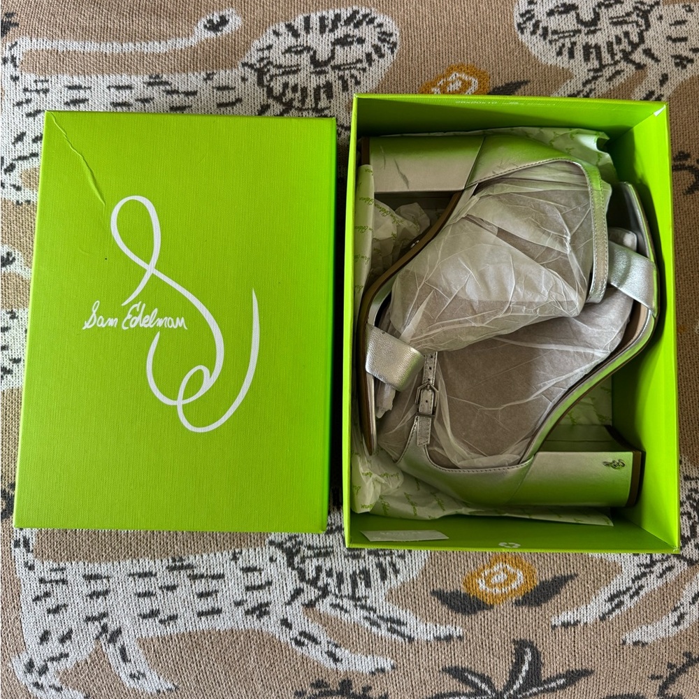 Sam Edelman Daniella Silver Block Heel